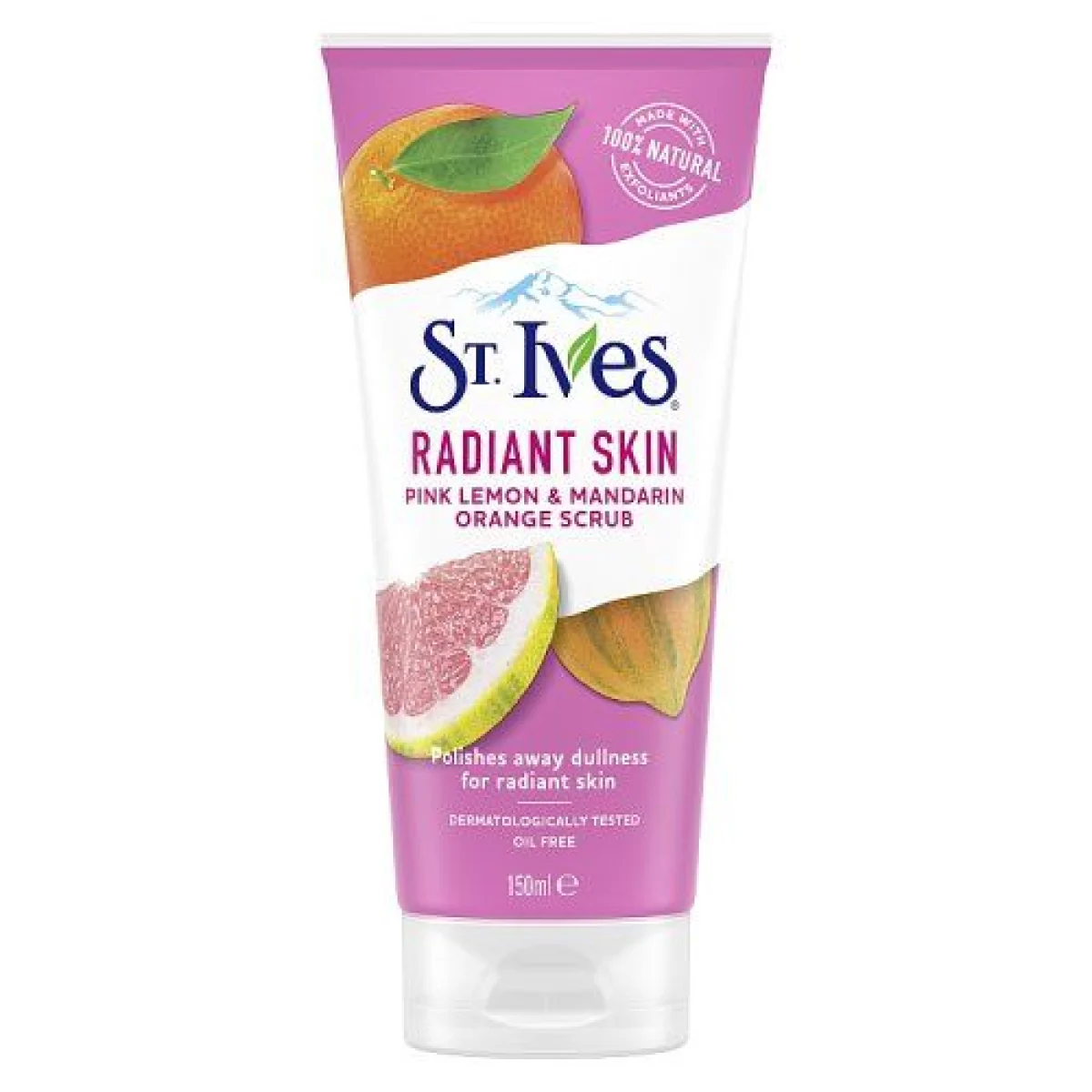 St Ives Scrub Even & Bright Pink Lemon & Manderin 150ml