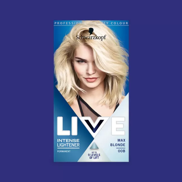 Schwarzkopf Live Intense Lightener Max Blonde Hair Dye 00B