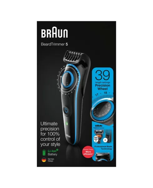 Braun Series 5 Beard Trimmer with Gillette ProGlide Razor